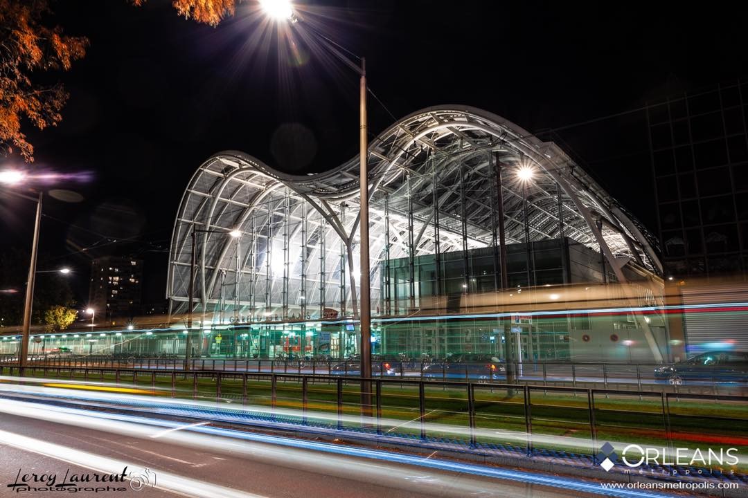 Gare centre ville - Orléans by Night