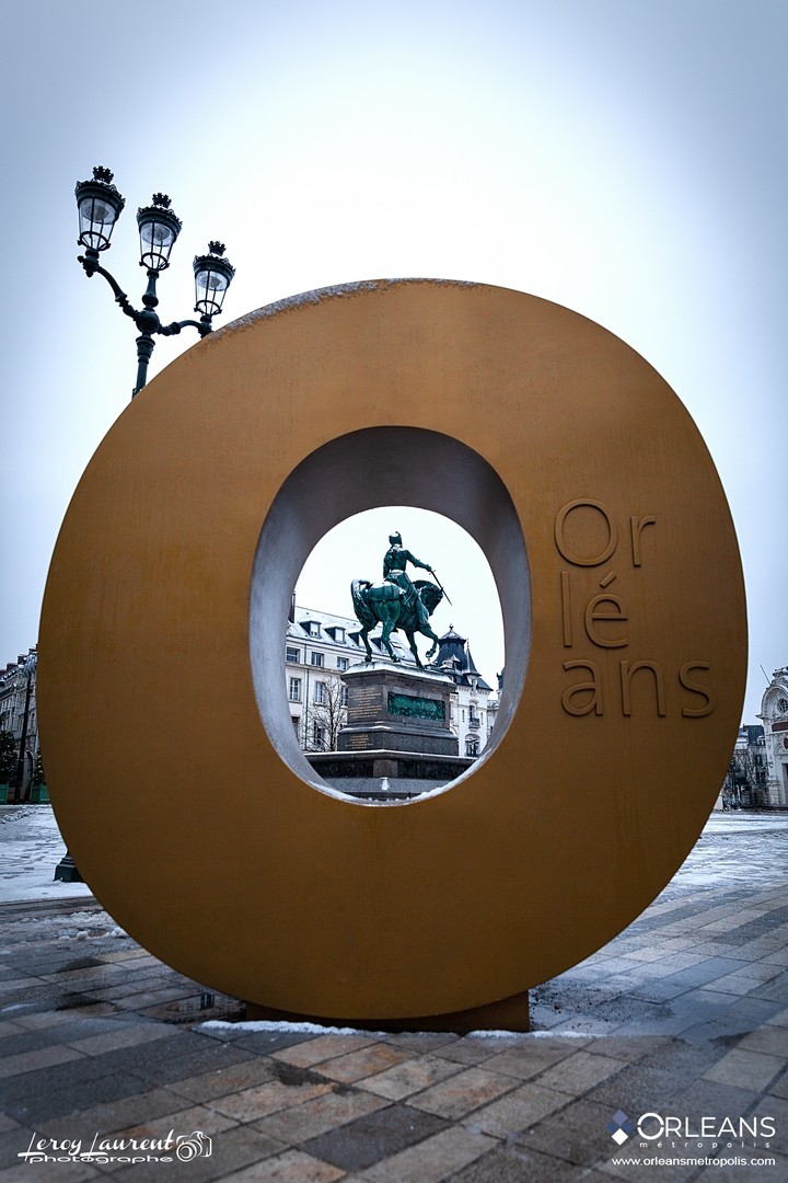 O d'Orléans avec vue sur Jeanne d'Arc