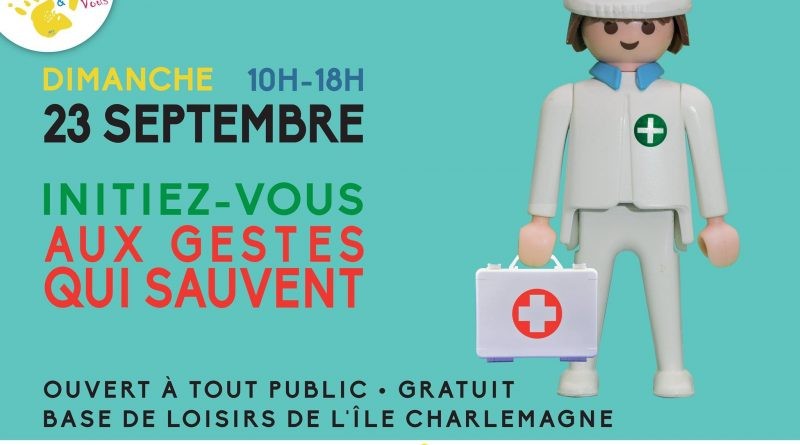 Sauv&Vous : apprenez les gestes qui sauvent sur l'Île Charlemagne le 23 septembre