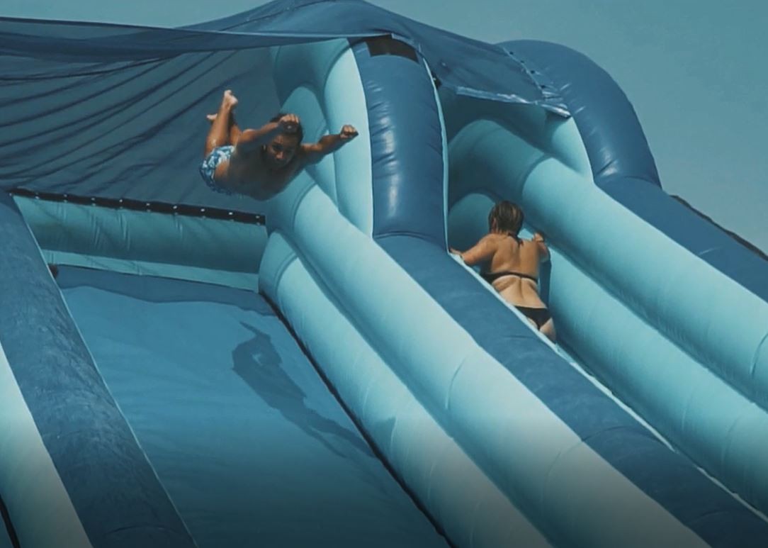 AquaParty : un toboggan géant installé au Parc Pasteur !