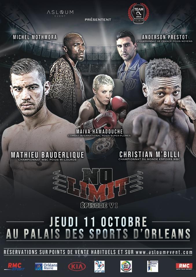 Combats de boxe  No Limit VI à Orléans