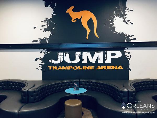 Jump trampoline arena