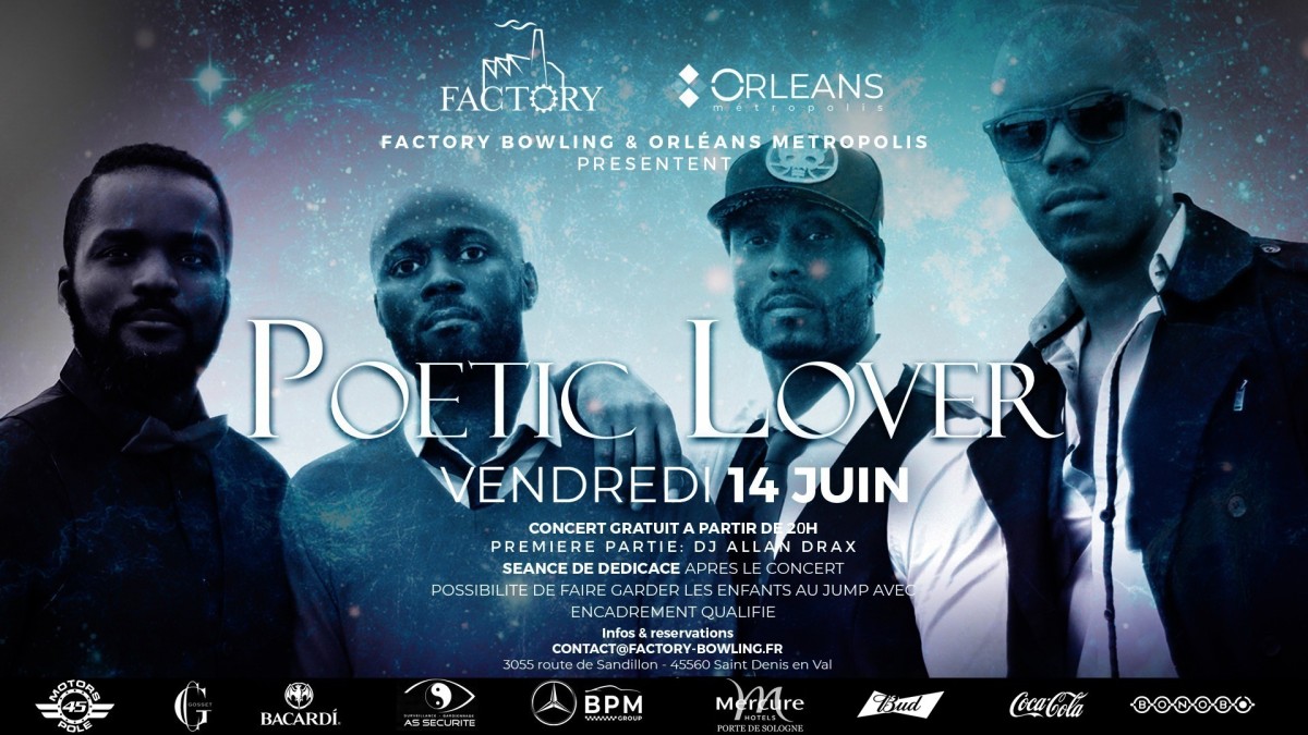 Poetic Lover en concert GRATUIT à Orléans